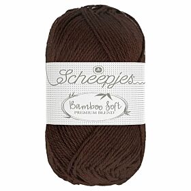 Scheepjes Bamboo Soft 257 smooth cocoa / bruin - Bamboe/Katoen Garen