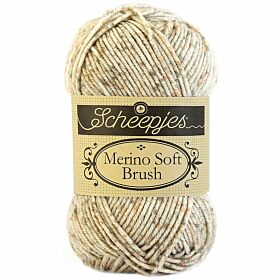 Scheepjes Merino Soft Brush - 257 van der leck / beige - Wol Garen