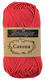 Scheepjes Catona 50 gram - 258 rosewood - Katoen Garen