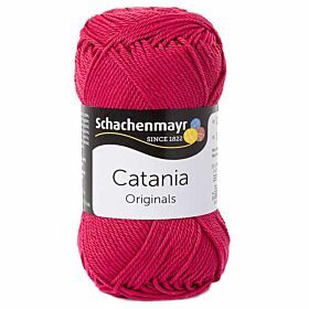 Schachenmayr SMC Catania - 258 strawberry red / aardbei rood - Katoen Garen