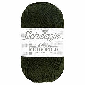Scheepjes Metropolis 26 depok / donkergroen - Merino Sokkengaren