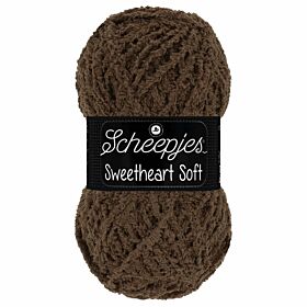 Scheepjes Sweetheart Soft 26 donkerbruin - Polyester Garen