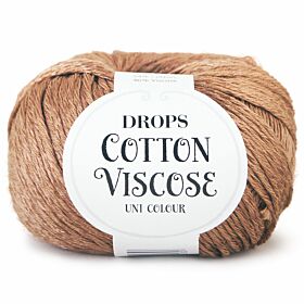 DROPS Cotton Viscose Uni Colour - 26 kastanjebruin - Katoen/Viscose Garen