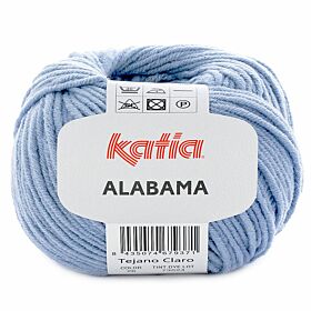 Katia Alabama 26 licht grijsblauw - Katoen/Acryl Garen