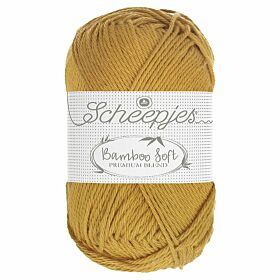 Scheepjes Bamboo Soft 260 golden nugget / okergeel - Bamboe/Katoen Garen