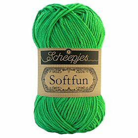 Scheepjes Softfun - 2605 groen - Katoen/Acryl Garen