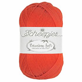 Scheepjes Bamboo Soft 261 regal orange / dieporanje - Bamboe/Katoen Garen