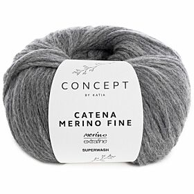 Katia Concept Catena Merino Fine - 262 grijs - Garen