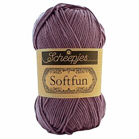 Scheepjes Softfun 2624 licht violet - Katoen/Acryl Garen