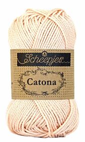 Scheepjes Catona 50 gram - 263 petal peach / licht perzik - Katoen Garen
