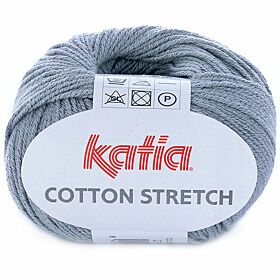 Katia Cotton Stretch 27 grijs - Katoen Stretchgaren
