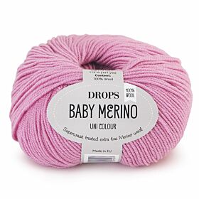 DROPS Baby Merino Uni Colour - 27 oudroze - Wol & Garen