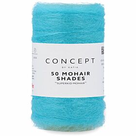 Katia Concept 50 Mohair Shades - 27 waterblauw - Mohair Garen
