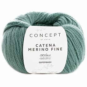 Katia Concept Catena Merino Fine - 271 zeegroen - Garen