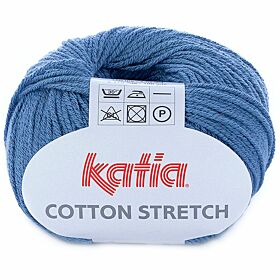 Katia Cotton Stretch 28 jeansblauw / denimblauw - Katoen Stretchgaren