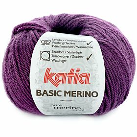 Katia Basic Merino 28 paars - Wol/Acryl Garen