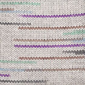 DROPS Fiesta Long Print - 28 zilver schemerlicht - Wol Garen 2