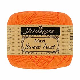 Scheepjes Maxi Sweet Treat - 281 tangerine - Gemerceriseerd Katoen
