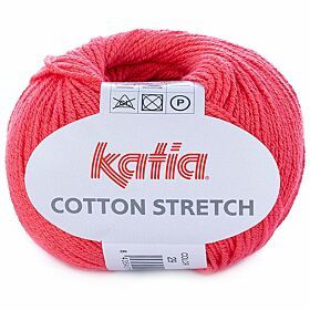 Katia Cotton Stretch 29 koraal - Katoen Stretchgaren