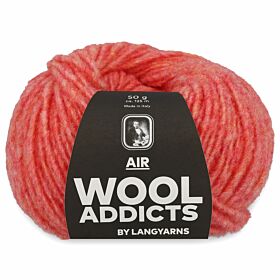 WoolAddicts Air 29 watermeloen / koraalrood - Merinowol Garen