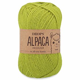 DROPS Alpaca 2916 fel limoen (Uni Colour) - Wol Garen