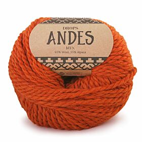 DROPS Andes Mix - 2920 oranje - Wol & Garen