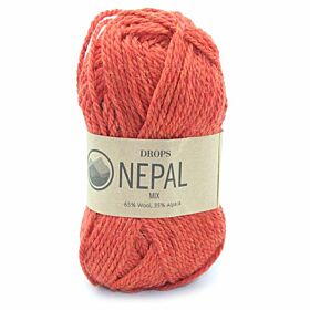 DROPS Nepal Mix - 2920 oranje - Wol Garen 1