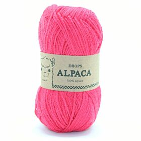 DROPS Alpaca Uni Colour - 2922 framboos - Wol Garen 1