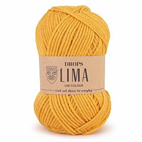 DROPS Lima Uni Colour - 2923 oker - Wol & Garen