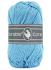 Durable Coral - 294 sky - Gemerceriseerd Katoen Garen 1
