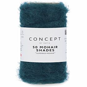 Katia Concept 50 Mohair Shades - 30 donker petrol - Mohair Garen