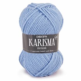 DROPS Karisma Uni Colour - 30 lichtblauw - Wol & Garen