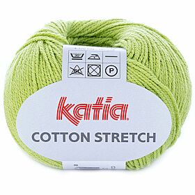 Katia Cotton Stretch 30 pistachegroen / lichtgroen - Katoen Stretchgaren