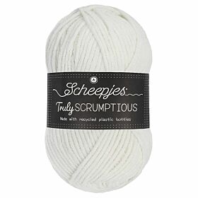 Scheepjes Truly Scrumptious 302 Buttercream Icing / gebroken wit / naturel - Garen van gerecyclede plastic flessen