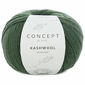 Katia Concept Kashwool 'Socks&More' - 303 dennengroen - Sokkenwol