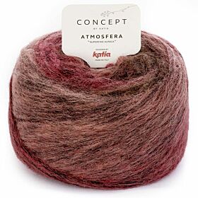 Katia Concept Atmosfera 304 lichtroze-roze-beige - Alpacawol Verloopgaren