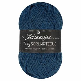 Scheepjes Truly Scrumptious 305 Blue Surf Cake / jeansblauw - Garen van gerecyclede plastic flessen