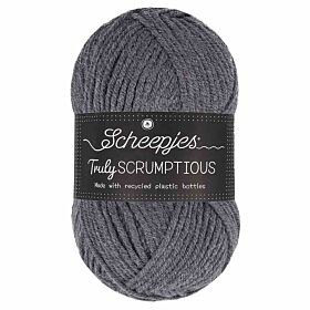 Scheepjes Truly Scrumptious 306 Lamington / antracietgrijs - Garen van gerecyclede plastic flessen
