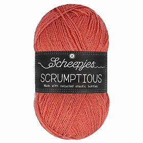 Scheepjes Scrumptious 309 Strawberry Shortcake / rood - gerecycled polyester/acryl garen