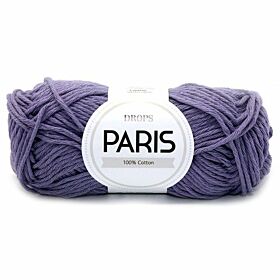 DROPS Paris Uni Colour - 31 paars - Katoen Garen 1