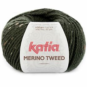 Katia Merino Tweed 310 donkergroen - Merinogaren
