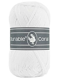 Durable Coral - 310 white - Gemerceriseerd Katoen Garen 1
