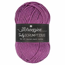 Scheepjes Truly Scrumptious 312 Blackb. Honey Gelato - Garen van gerecyclede plastic flessen