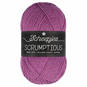 Scheepjes Scrumptious 312 Blackberry Honey Gelato / donkerheide - Gerecycled polyester/acryl garen