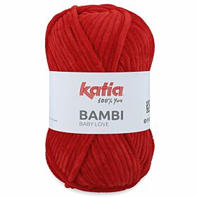 Katia Bambi 312 rood - Chenille Garen