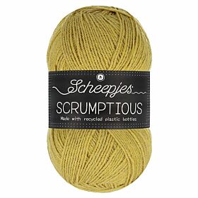 Scheepjes Scrumptious 315 Citrus Rice Pudding / mosterdgeel - Gerecycled polyester/acryl garen