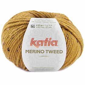 Katia Merino Tweed 318 mosterdgeel - Merinogaren