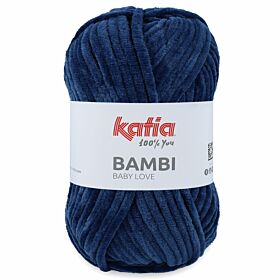 Katia Bambi 319 donkerblauw / navy - Chenille Garen