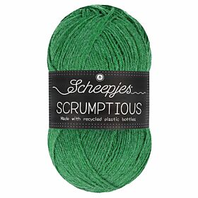 Scheepjes Scrumptious 319 Matcha Chocolate Brownie / groen - Gerecycled polyester/acryl garen 