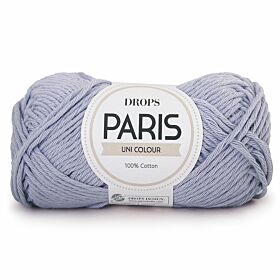 DROPS Paris Uni Colour - 32 licht lavendel - Katoen Garen